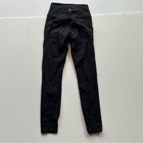 Lululemon Wunder Train High Rise Black Leggings 25” - Picture 2 of 6